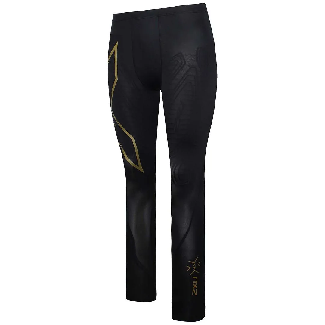 2XU Light Speed Compression Mens Black/Gold Tights