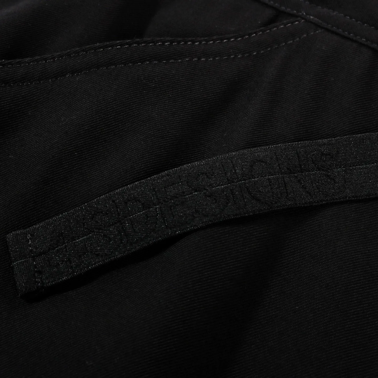 4SDESIGNS STEVE PANT 10OZ BLACK VISCOSE/POLY TWILL