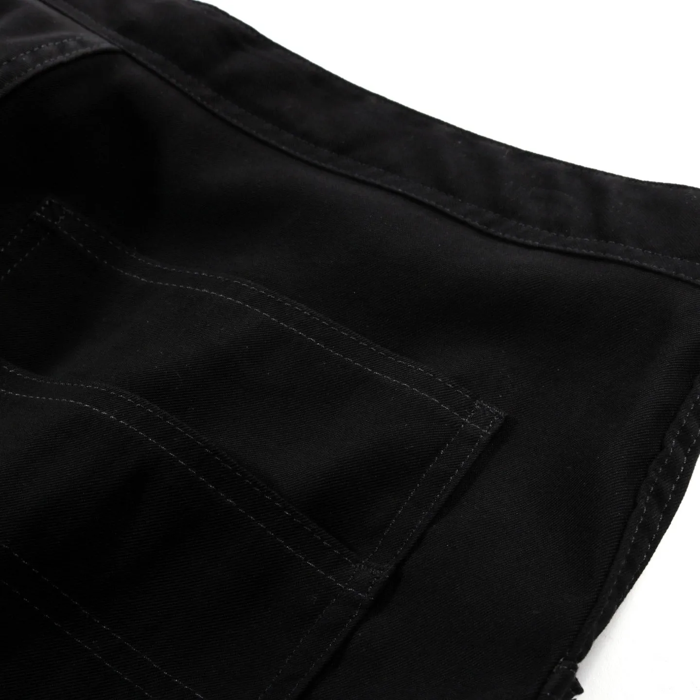 4SDESIGNS STEVE PANT 10OZ BLACK VISCOSE/POLY TWILL