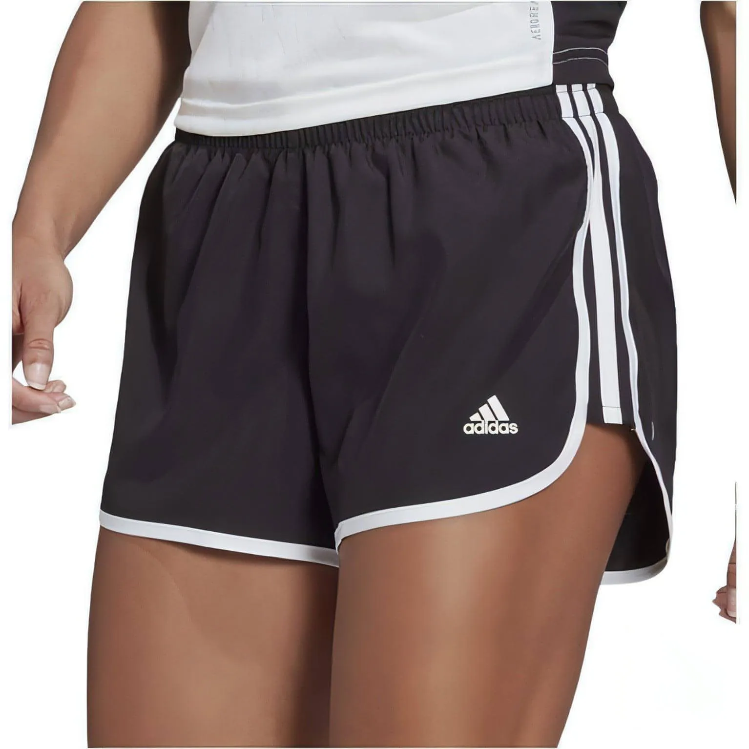 adidas 3 Inch Marathon 20 Womens Running Shorts - Black