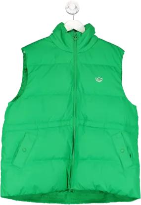 adidas Down Puffer Vest Green UK 16