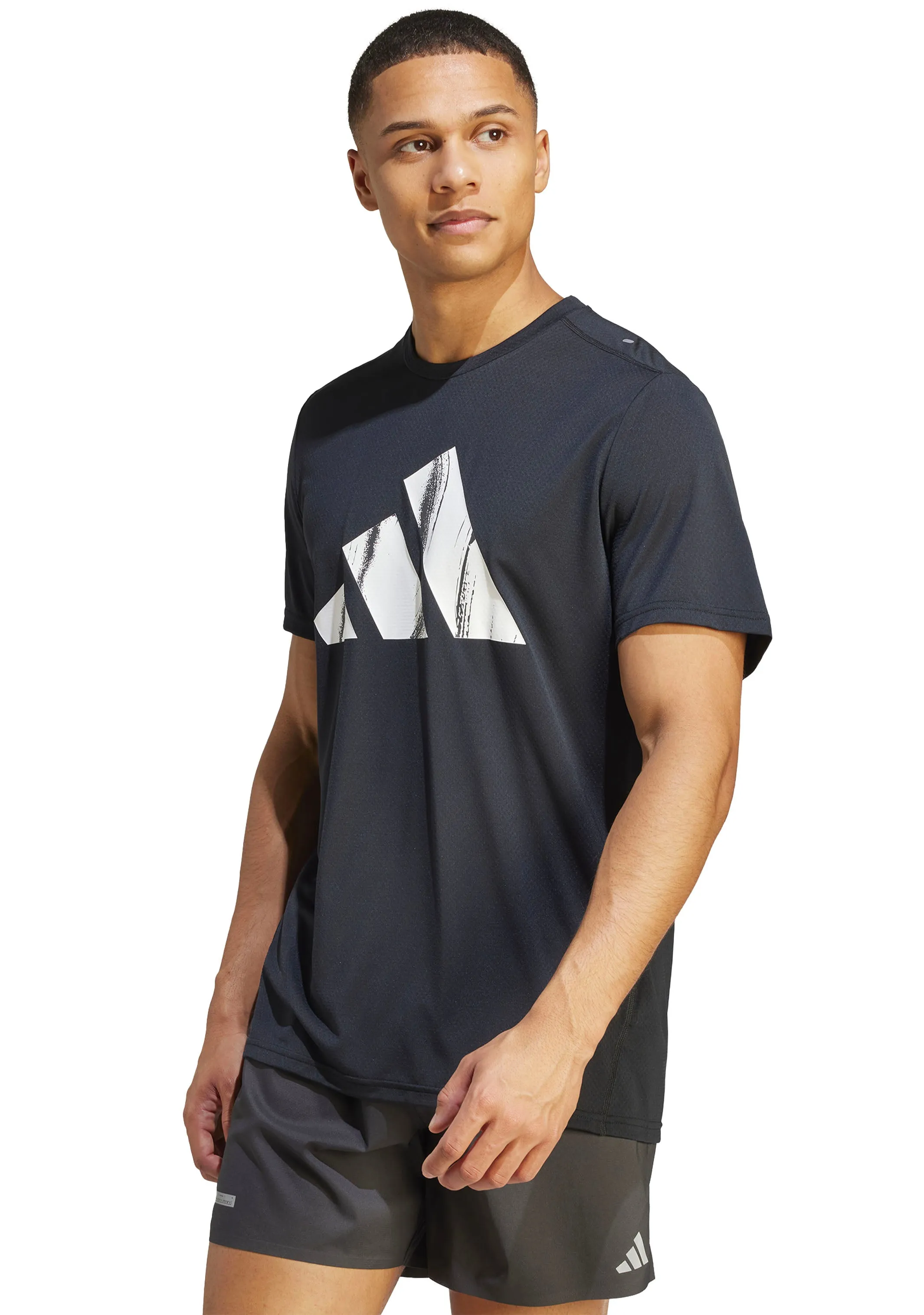 Adidas Mens Brand Love Run It Tee <br> HZ4512