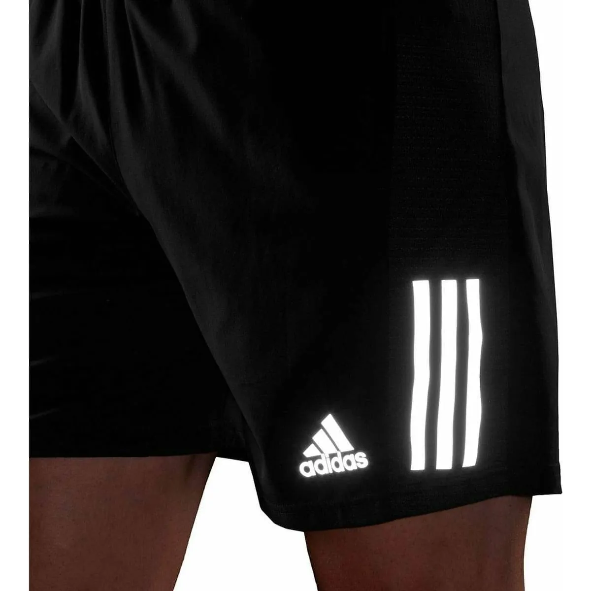 adidas Own The Run 7 Inch Mens Running Shorts - Black