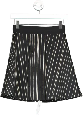 Alice   Olivia Black Cherron Skirt W26