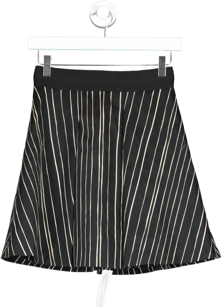 Alice   Olivia Black Cherron Skirt W26