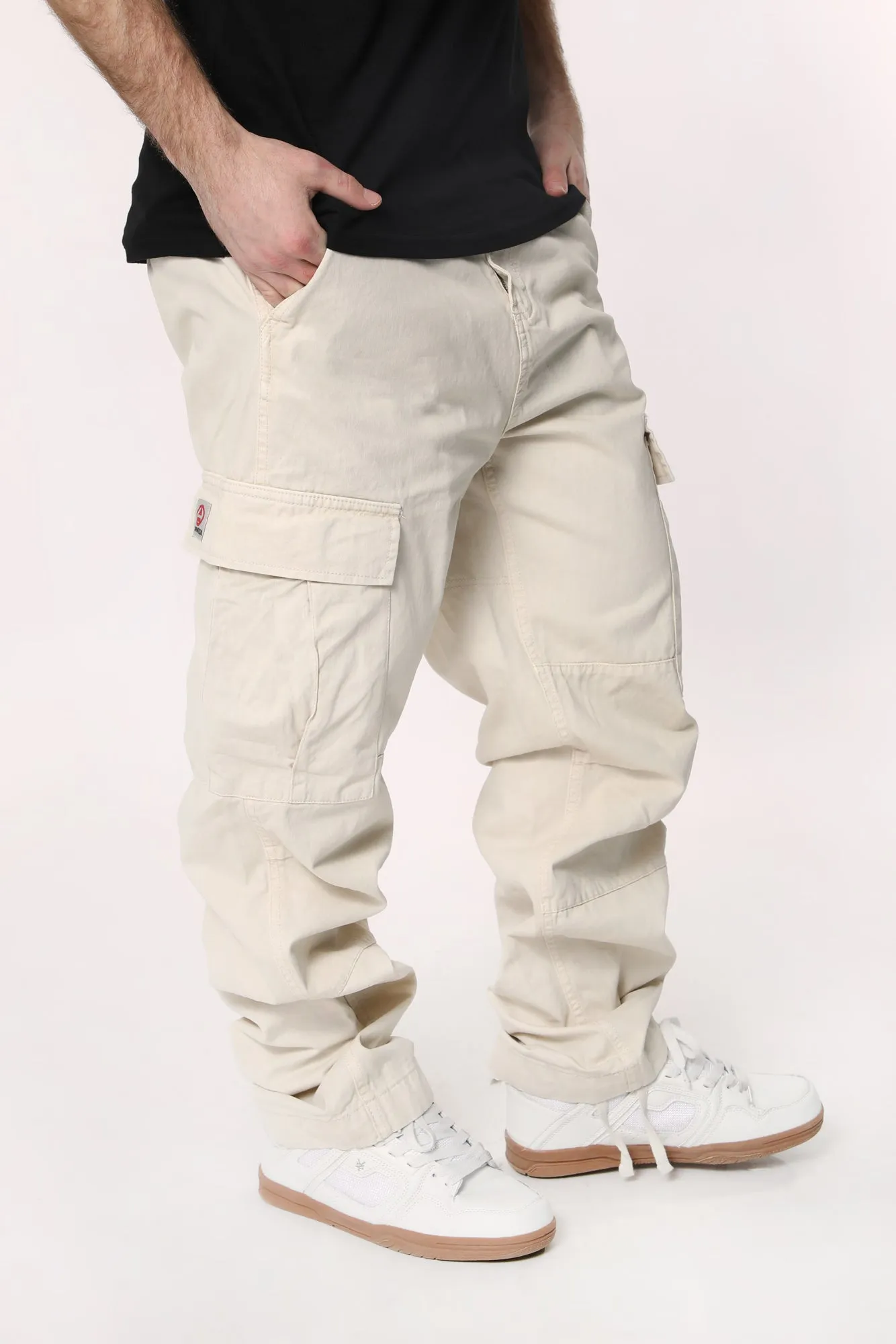 Amnesia Mens Cotton Cargo Pant