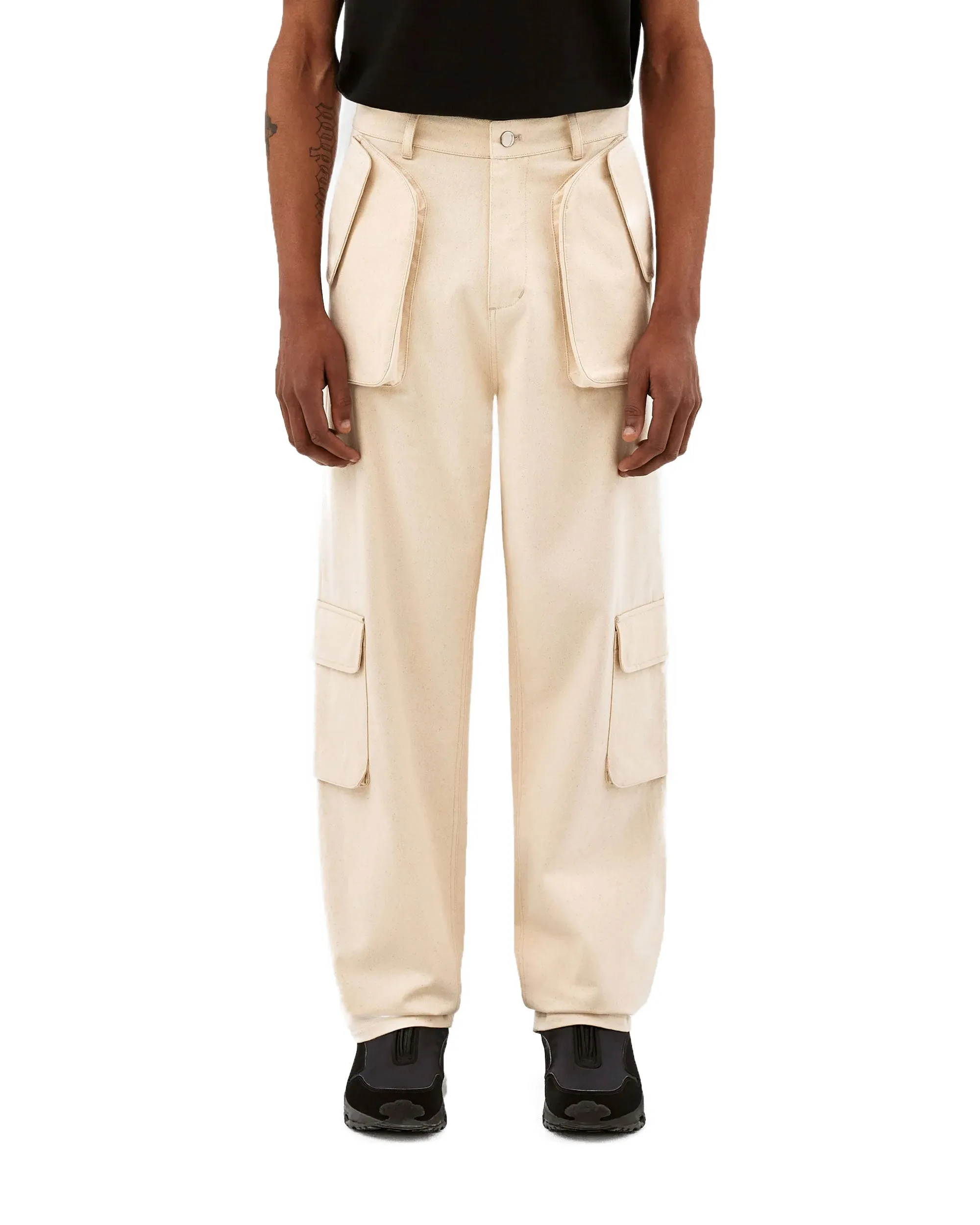 Arte Antwerp Jaden Cargo Pants Cream