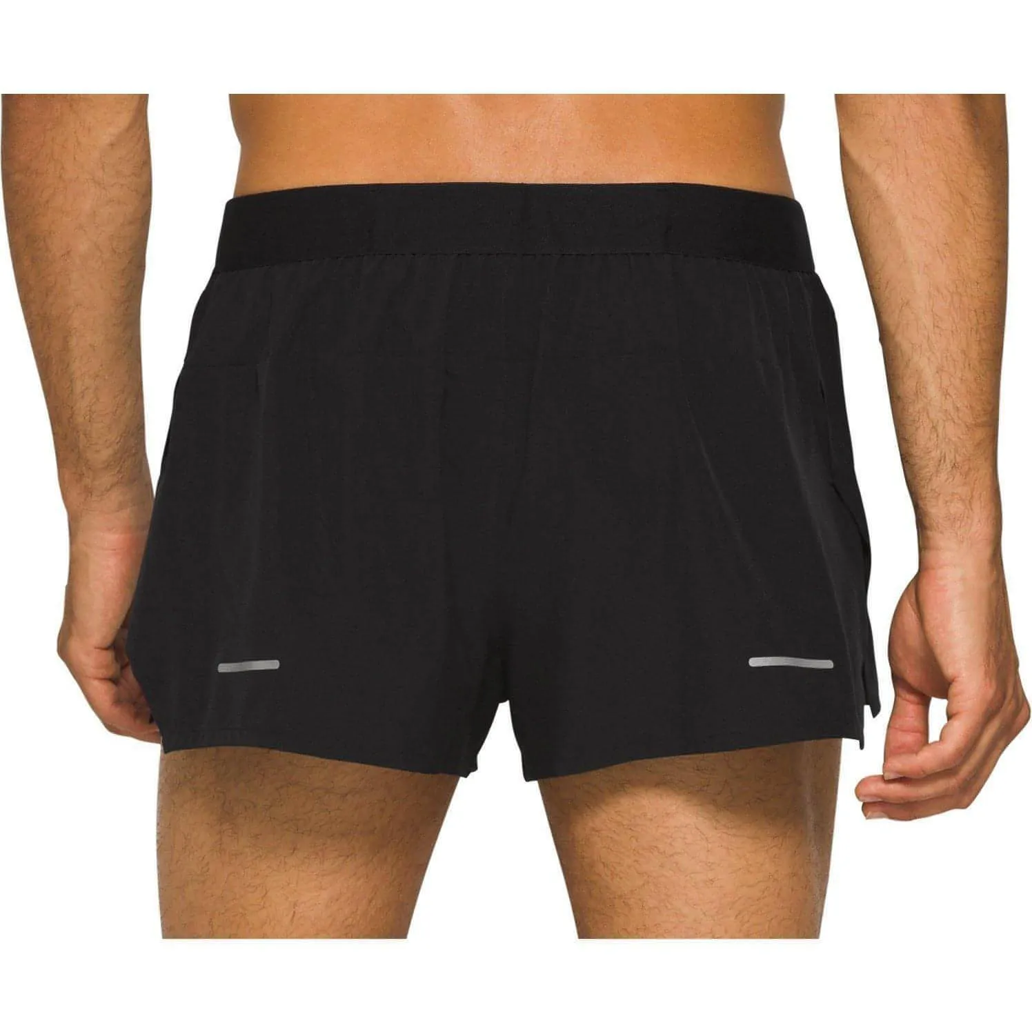 Asics Road Split Mens Running Shorts - Black