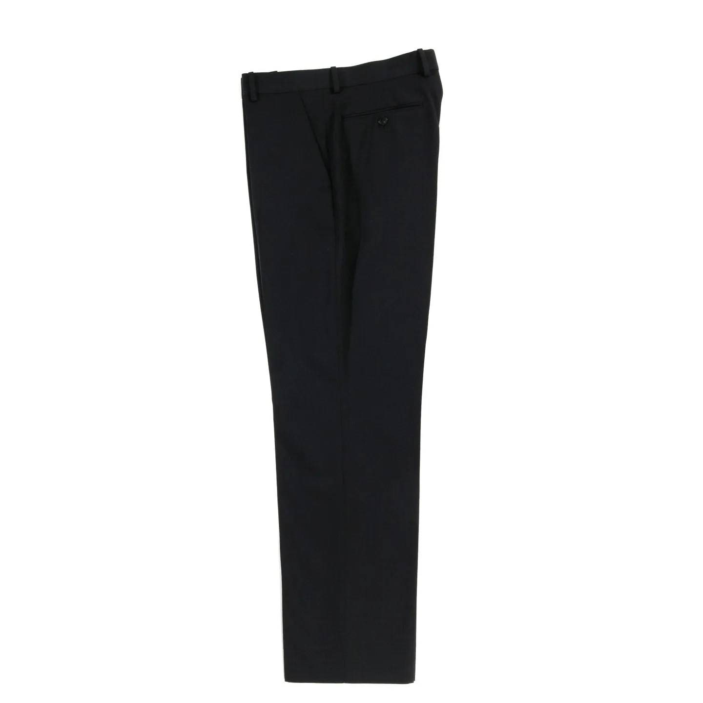 AURALEE LIGHT WOOL MAX GABARDINE SLACKS BLACK