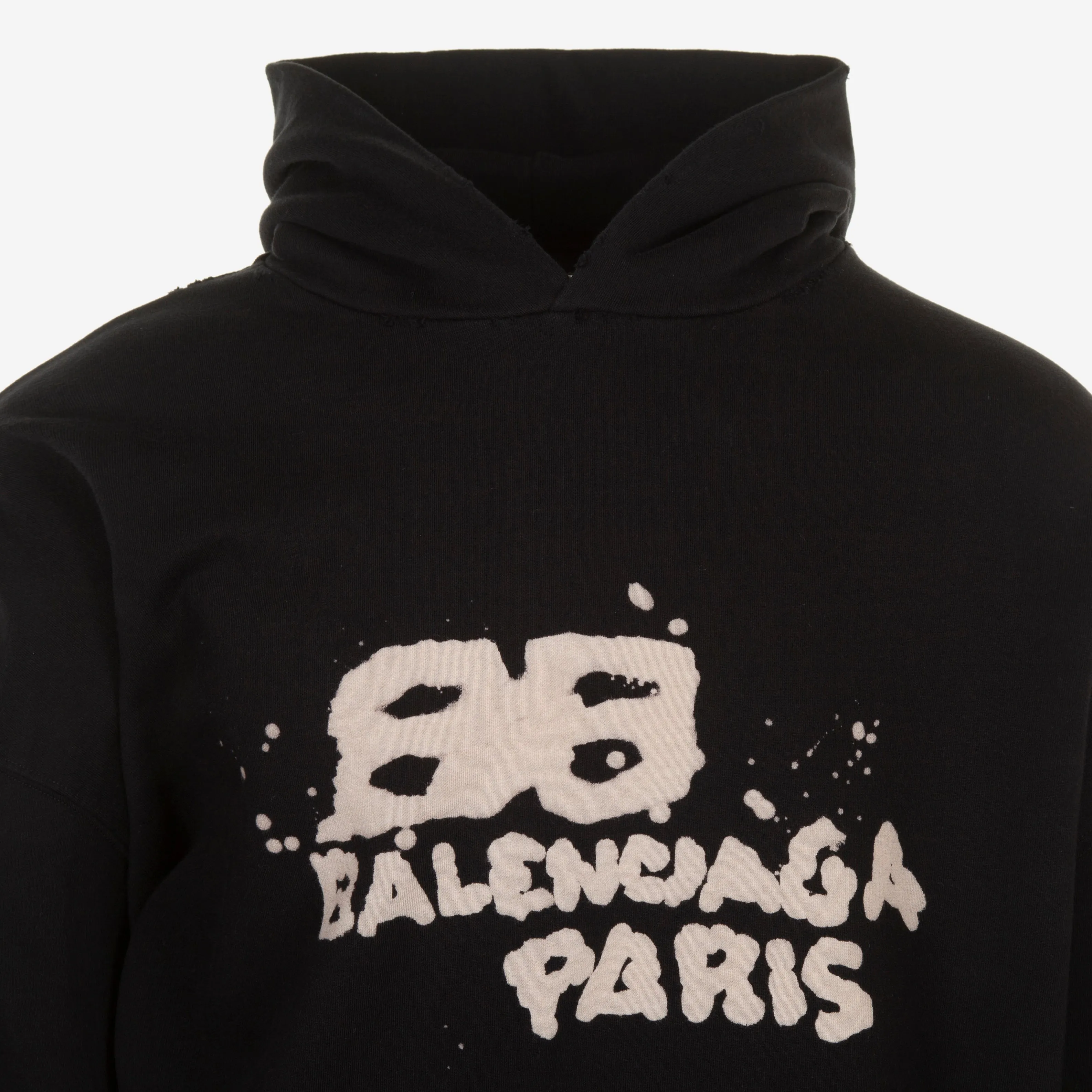 Balenciaga Hand Drawn BB Icon Large Fit Hoodie