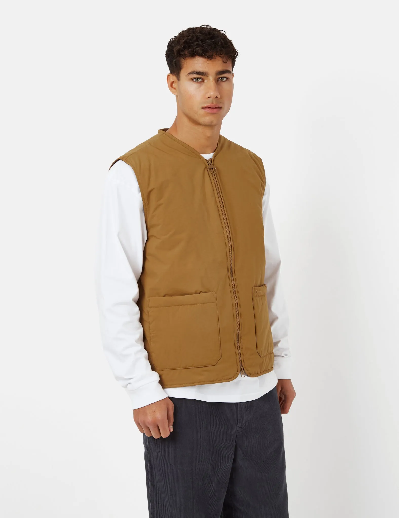 Barbour Harpen Vest - Russet Brown