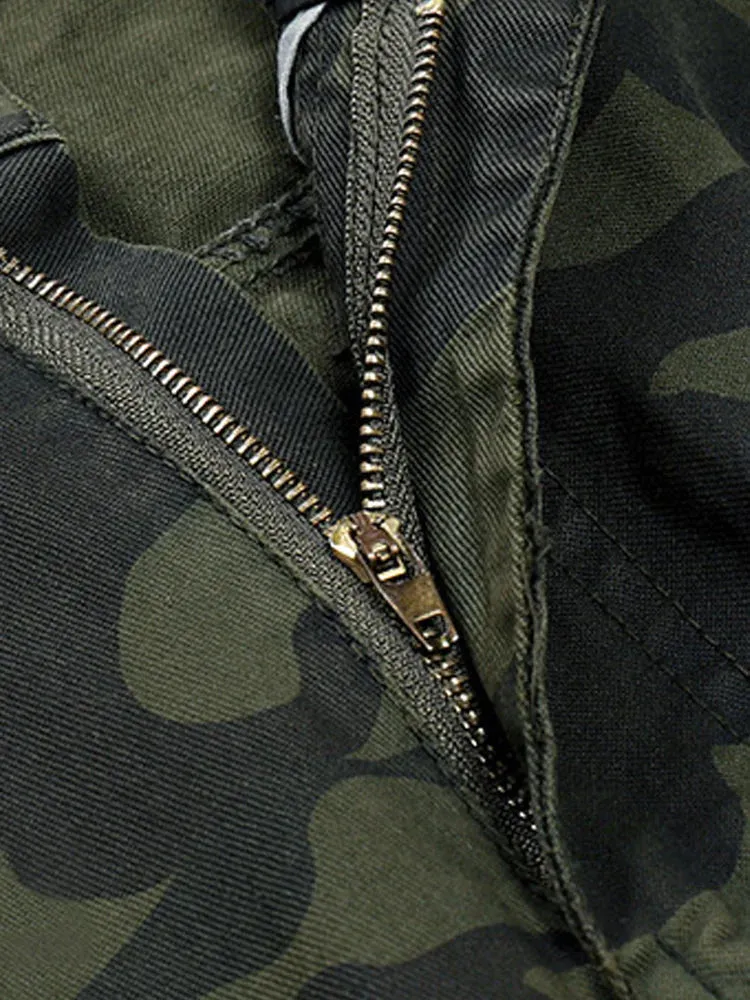 Camouflage Cargo Cotton Style Pants