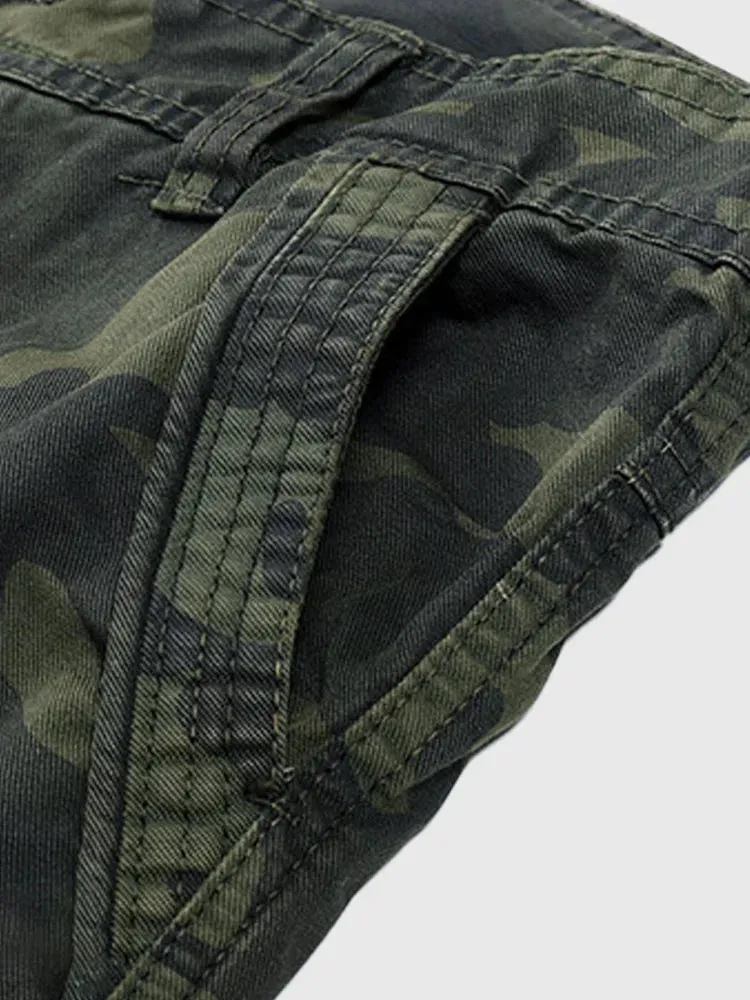 Camouflage Cargo Cotton Style Pants