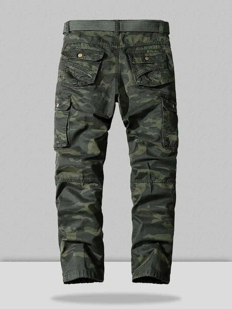 Camouflage Cargo Cotton Style Pants