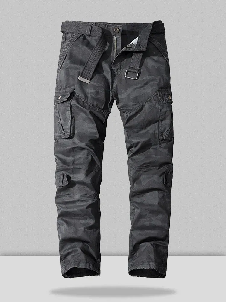 Camouflage Cargo Cotton Style Pants