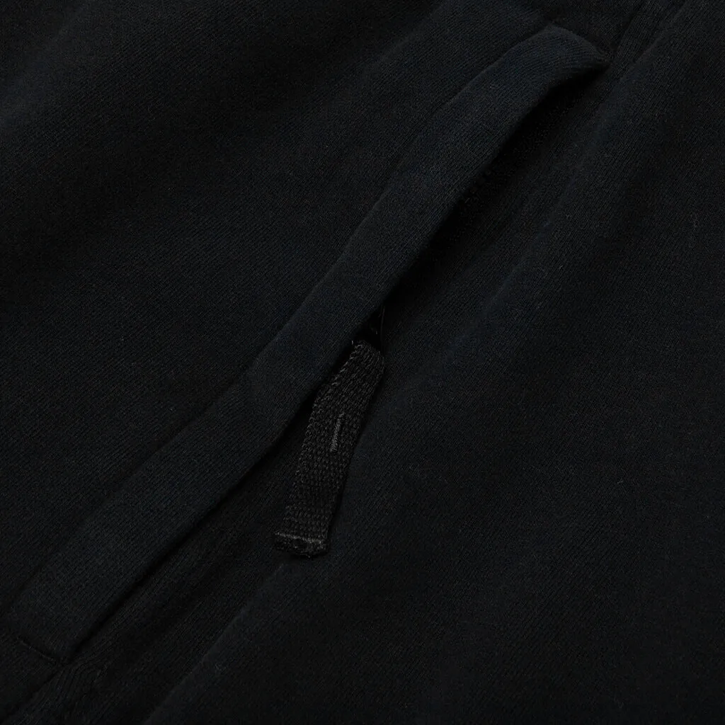 Cargo Fleece Pants - Black