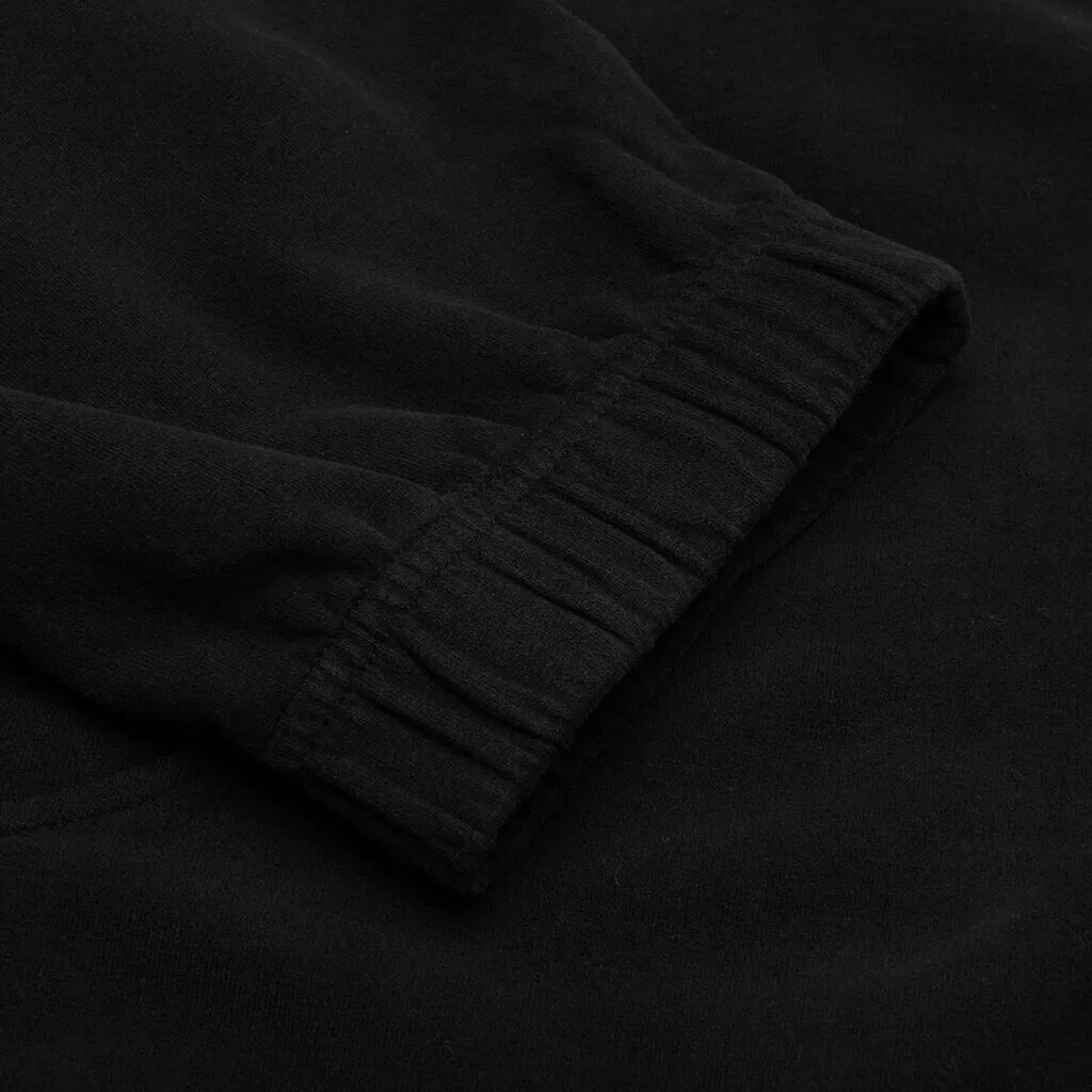 Cargo Fleece Pants - Black