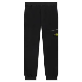 Cargo Fleece Pants - Black