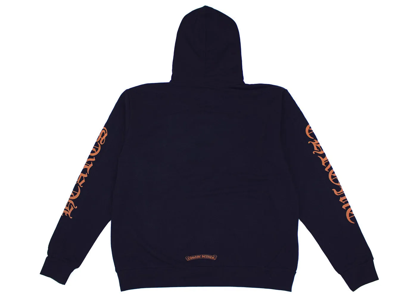 Chrome Hearts Vertical Logo FU Hood Hoodie Black/Brown