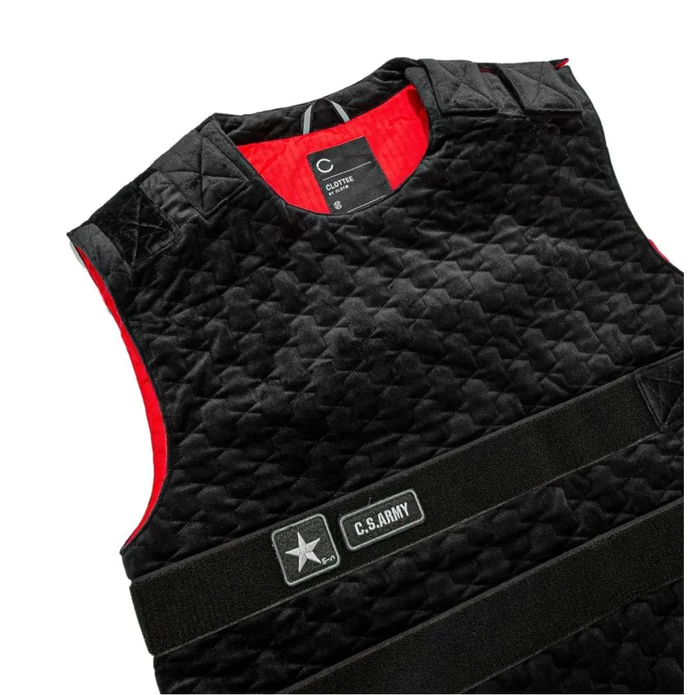 CLOT TEE VELCRO VEST-BLACK