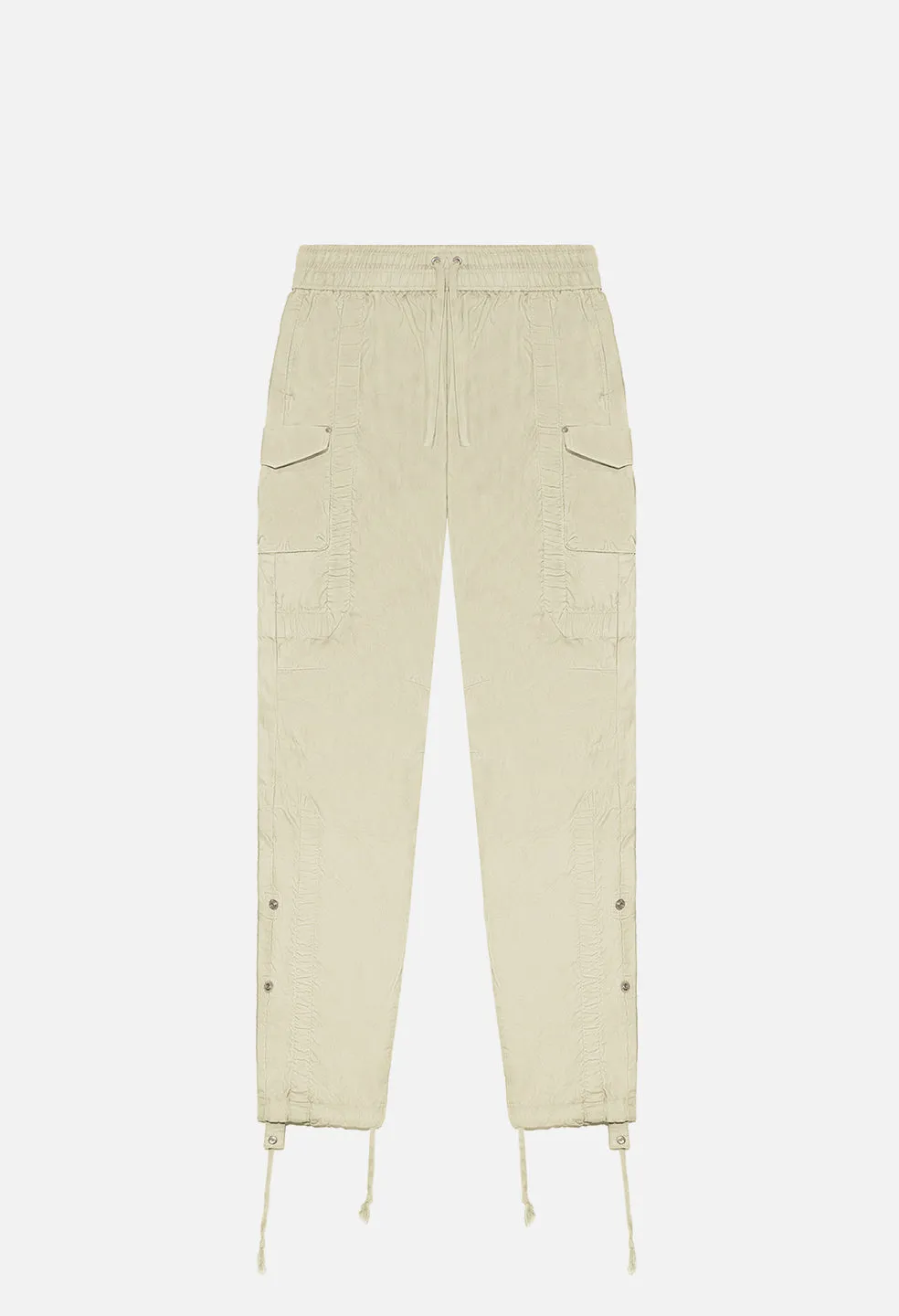 Cotton Poplin Frame Cargo Pants / Desert