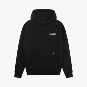 CROYEZ FRÈRES HOODIE - BLACK/BLUE SURF