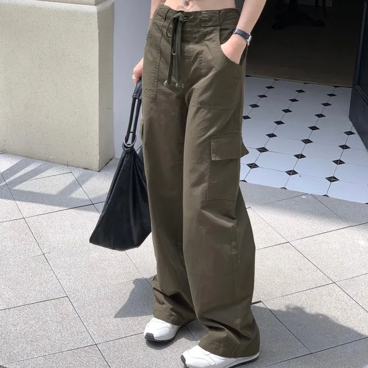 Drawstring Cargo Pants