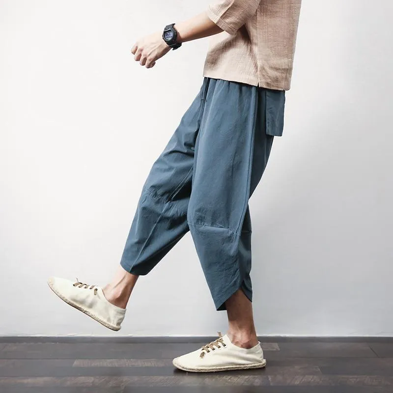 Eiburi Traditional Linen Lounge Pants