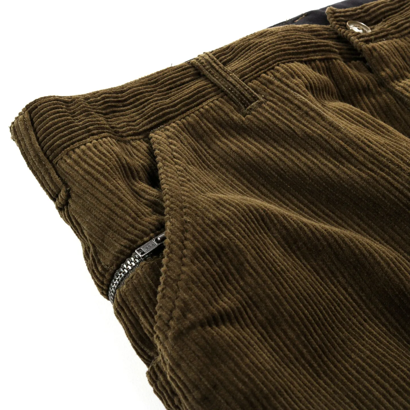 ENGINEERED GARMENTS CLIMBING PANT OLIVE COTTON 8W CORDUROY