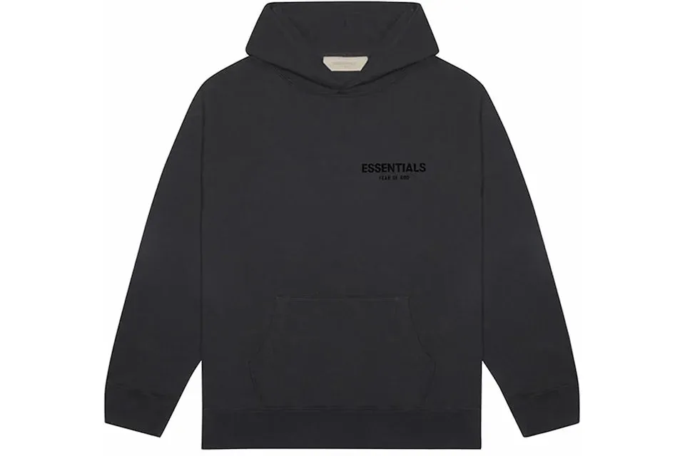 Fear Of God Essentials Hoodie Stretch Limo Black (SS22)