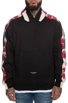 Floral Hoodie In Black