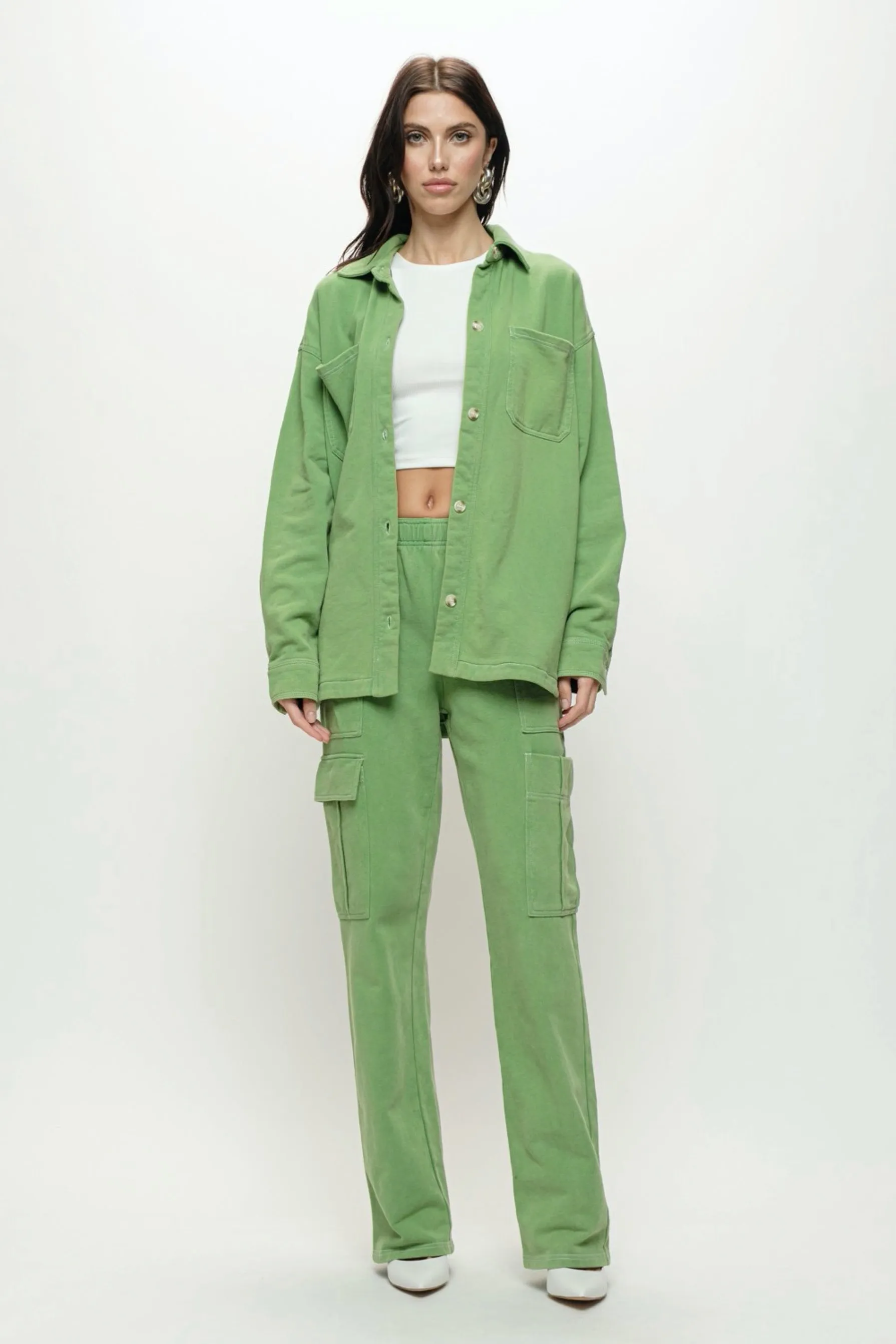 Green Terry Utility Set