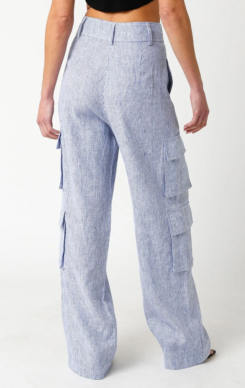 Hadley Linen Cargo Pants