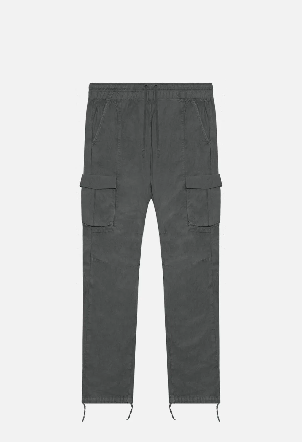 Herringbone Cargo Pants / Charcoal