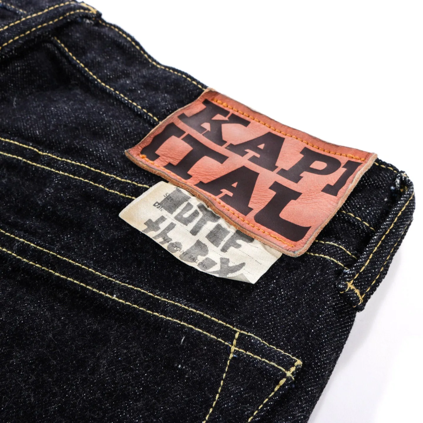 KAPITAL 14OZ DENIM 5P MONKEY CISCO ONE WASH