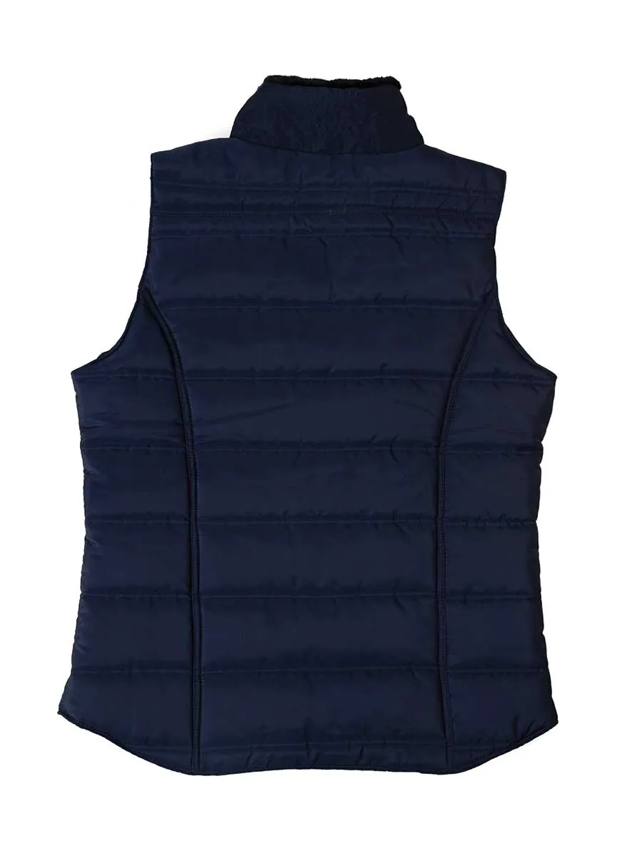 Kings Club Couture W Vest Quilted Shield Navy KCJVQW04