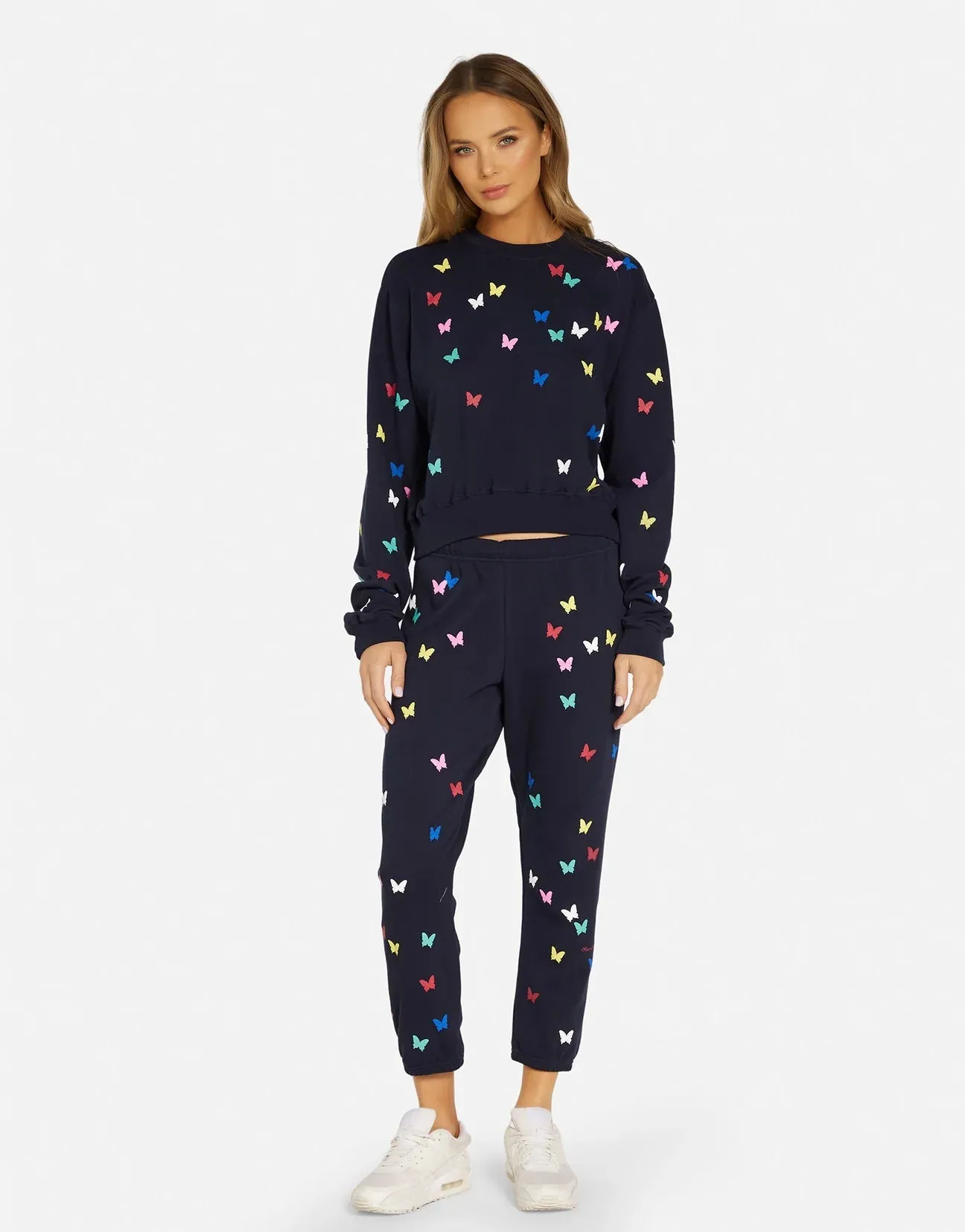 Lauren Moshi Alana Mini Butterflies Sweatpants