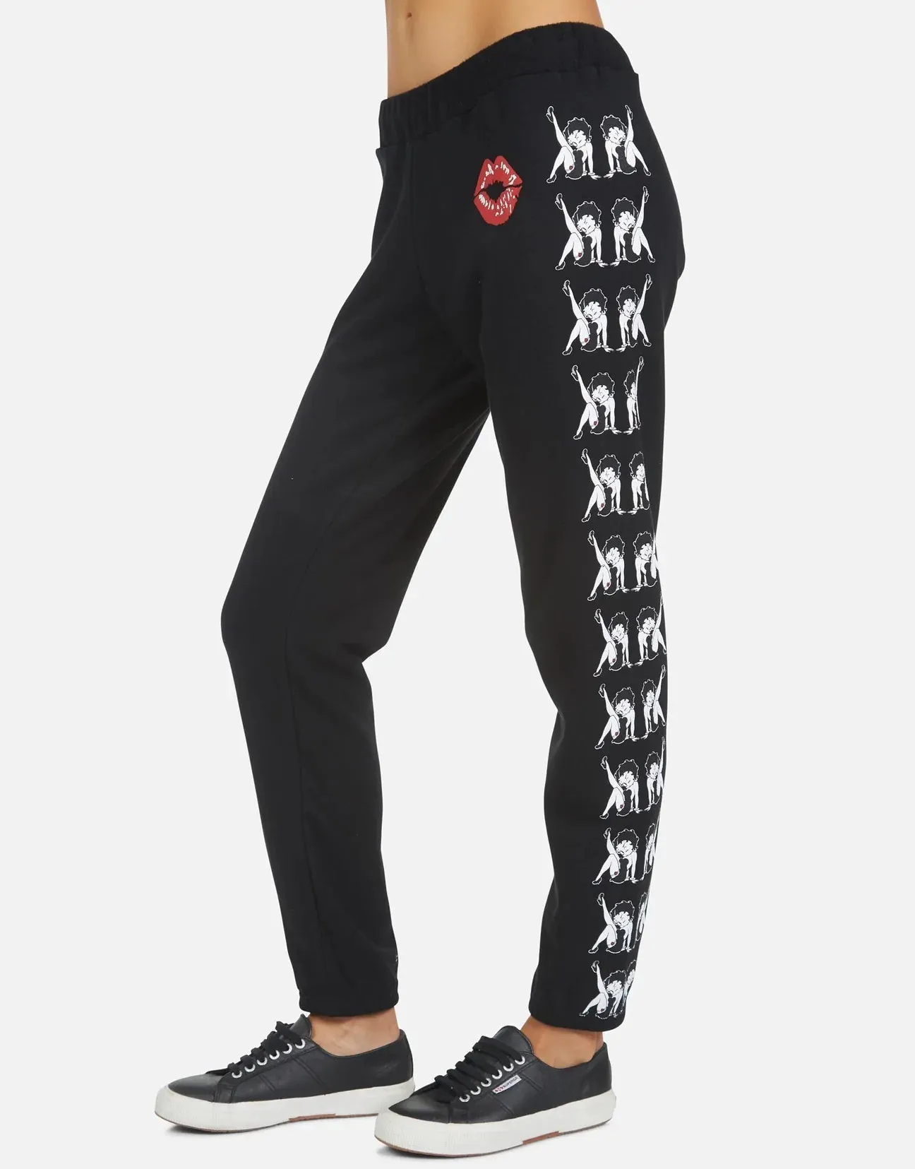 Lauren Moshi Gia Betty Boop Jogger Pants