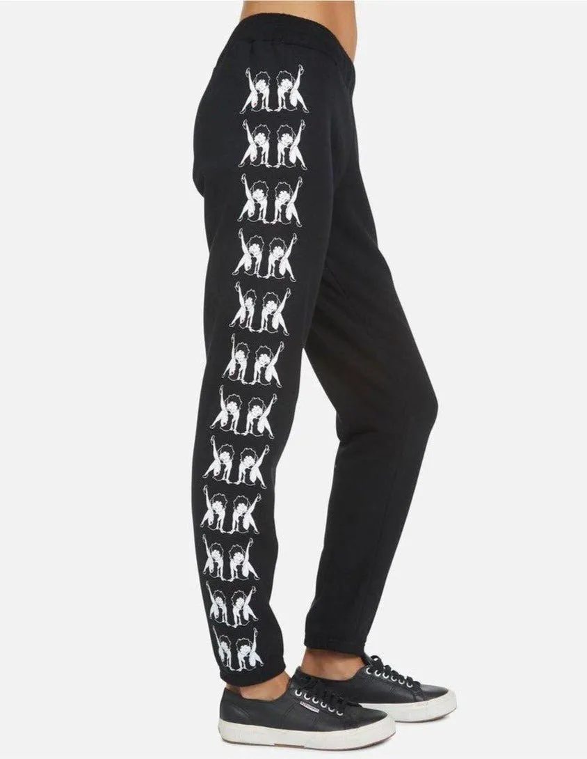 Lauren Moshi Gia Betty Boop Jogger Pants