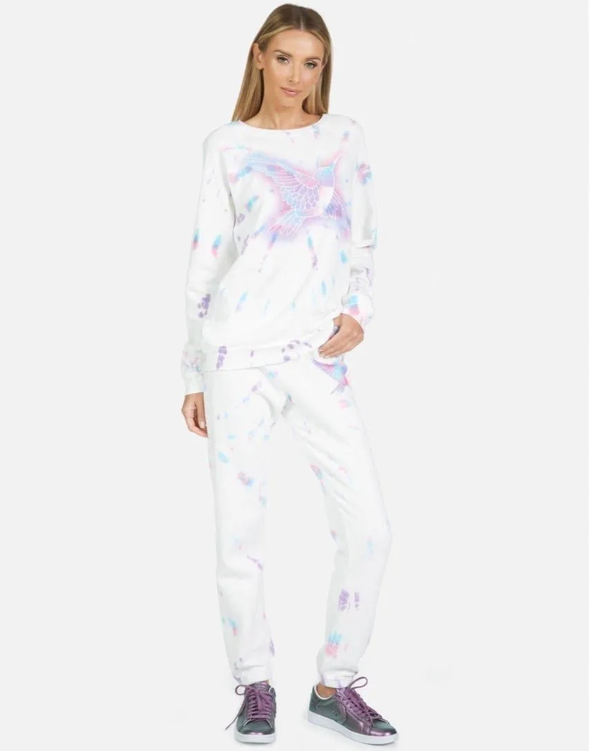 Lauren Moshi Gia Pretty Hummingbird Jogger Pants