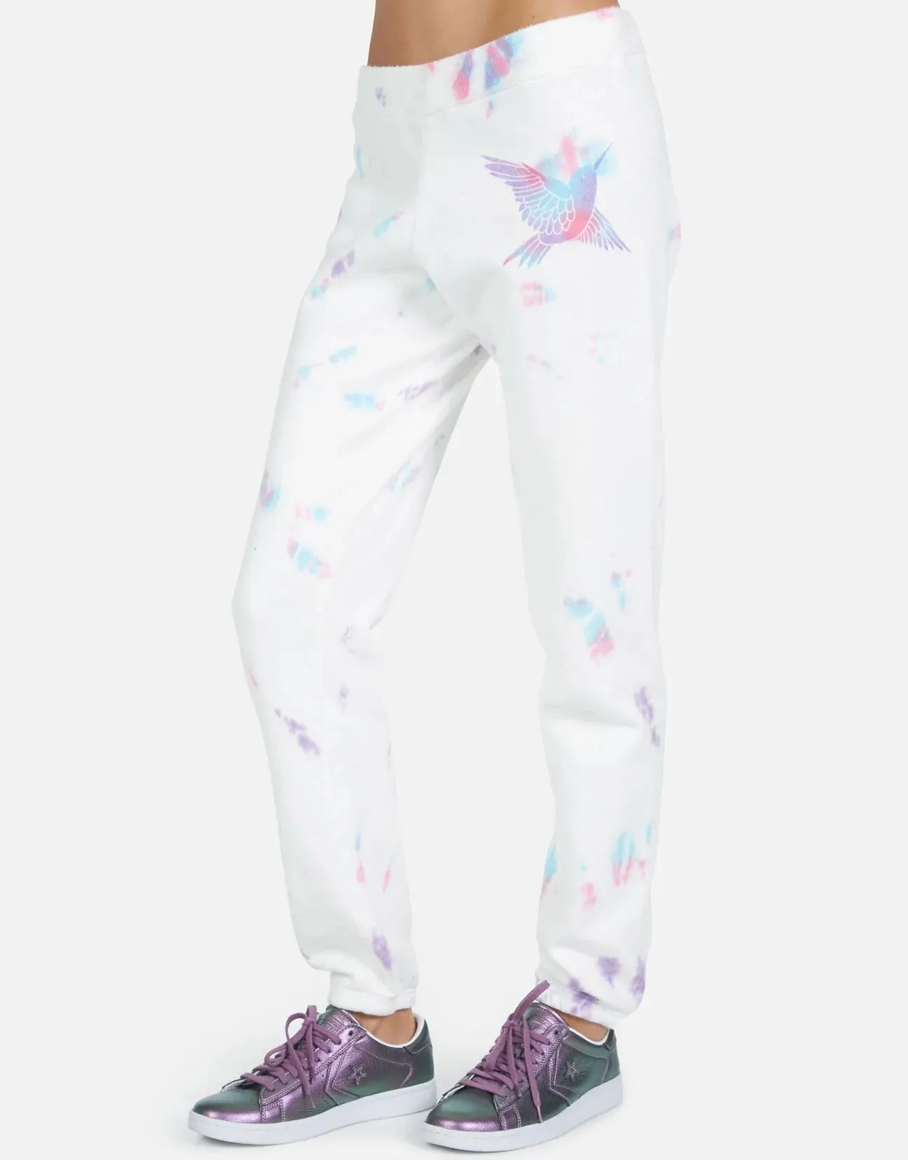 Lauren Moshi Gia Pretty Hummingbird Jogger Pants