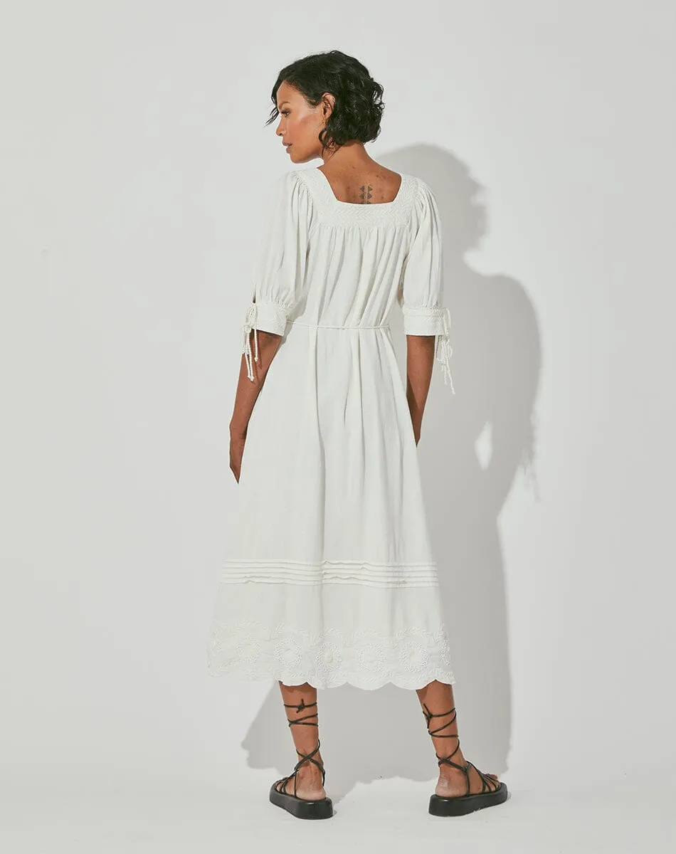 Lola Midi Dress | Ivory