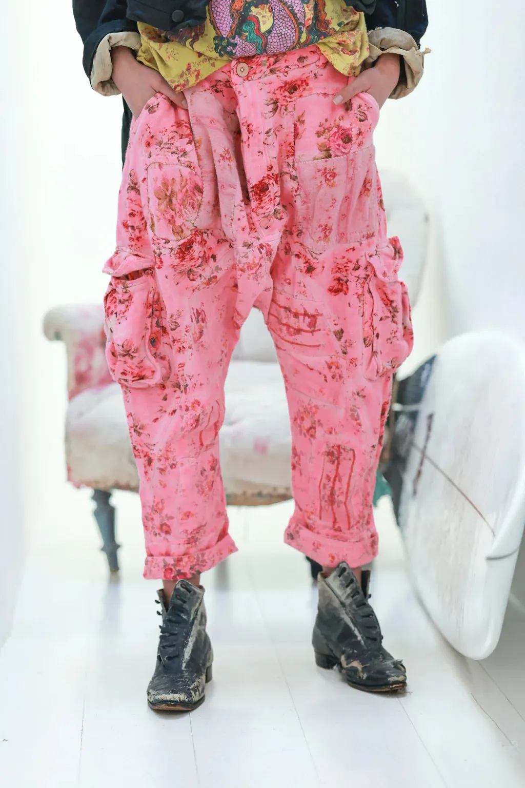 Magnolia Pearl MP Floral Pasha Cargo Pants