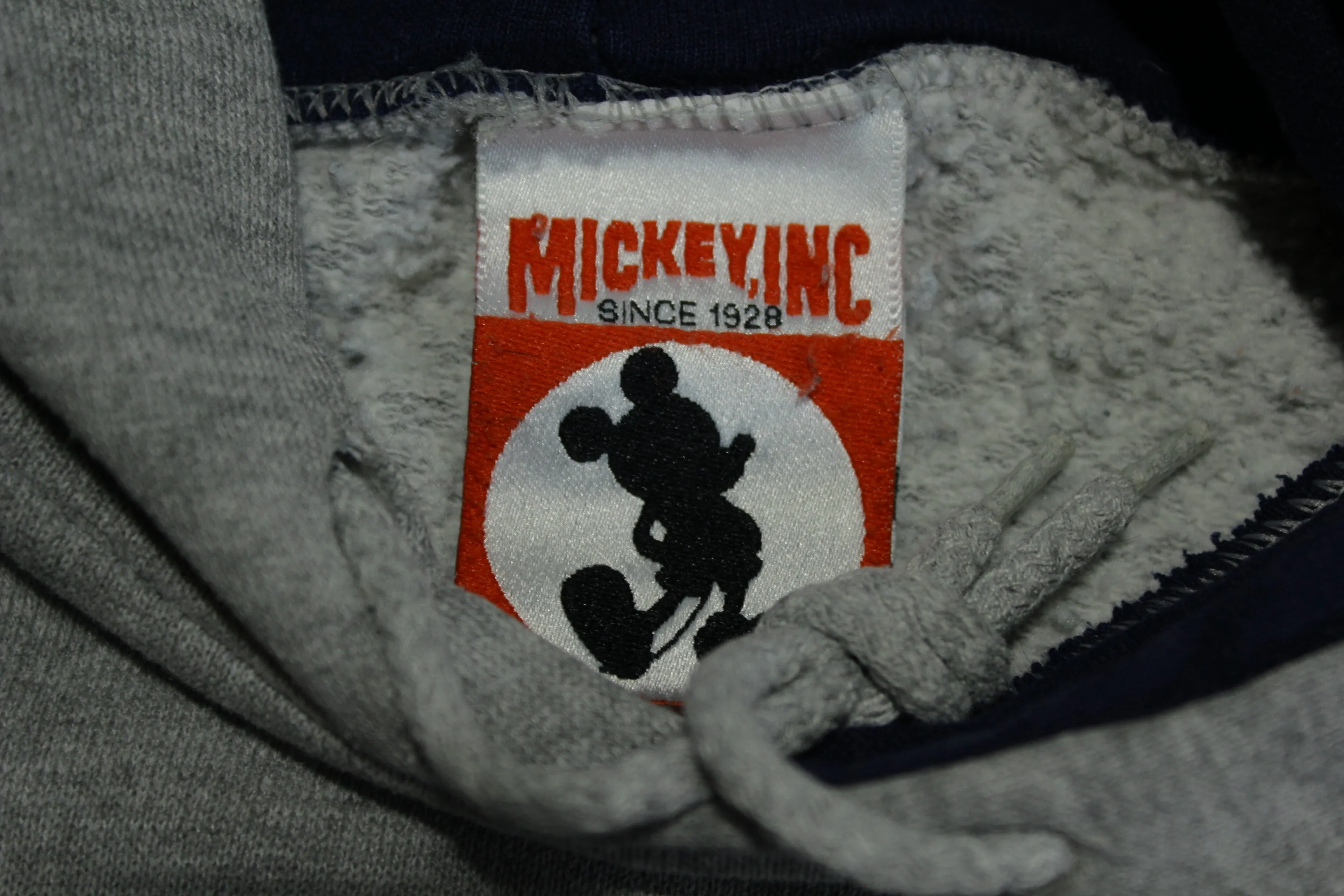 Mickey Inc Vintage 90's Distressed Hoodie Sweatshirt