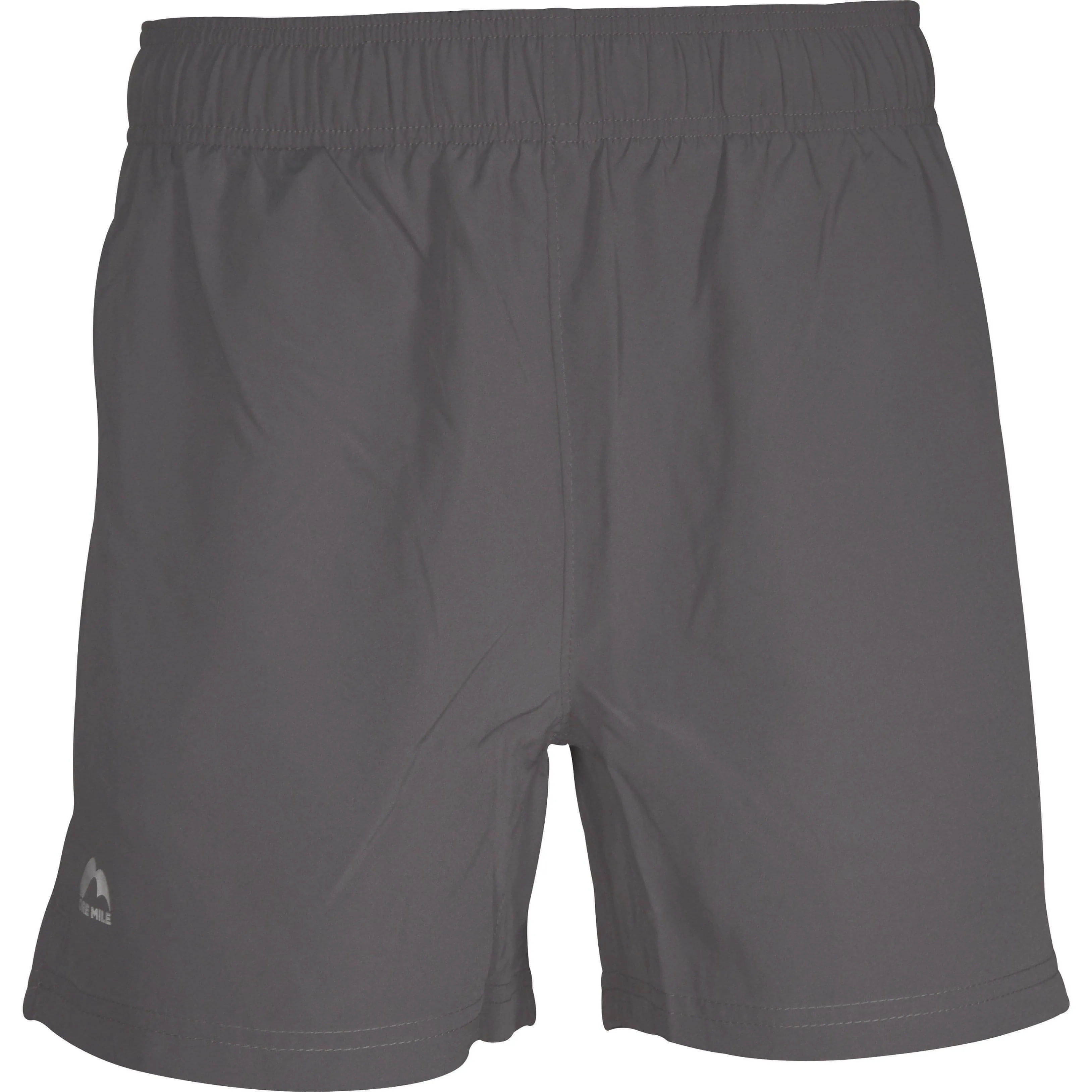 More Mile Active 5 Inch Mens Running Shorts - Grey