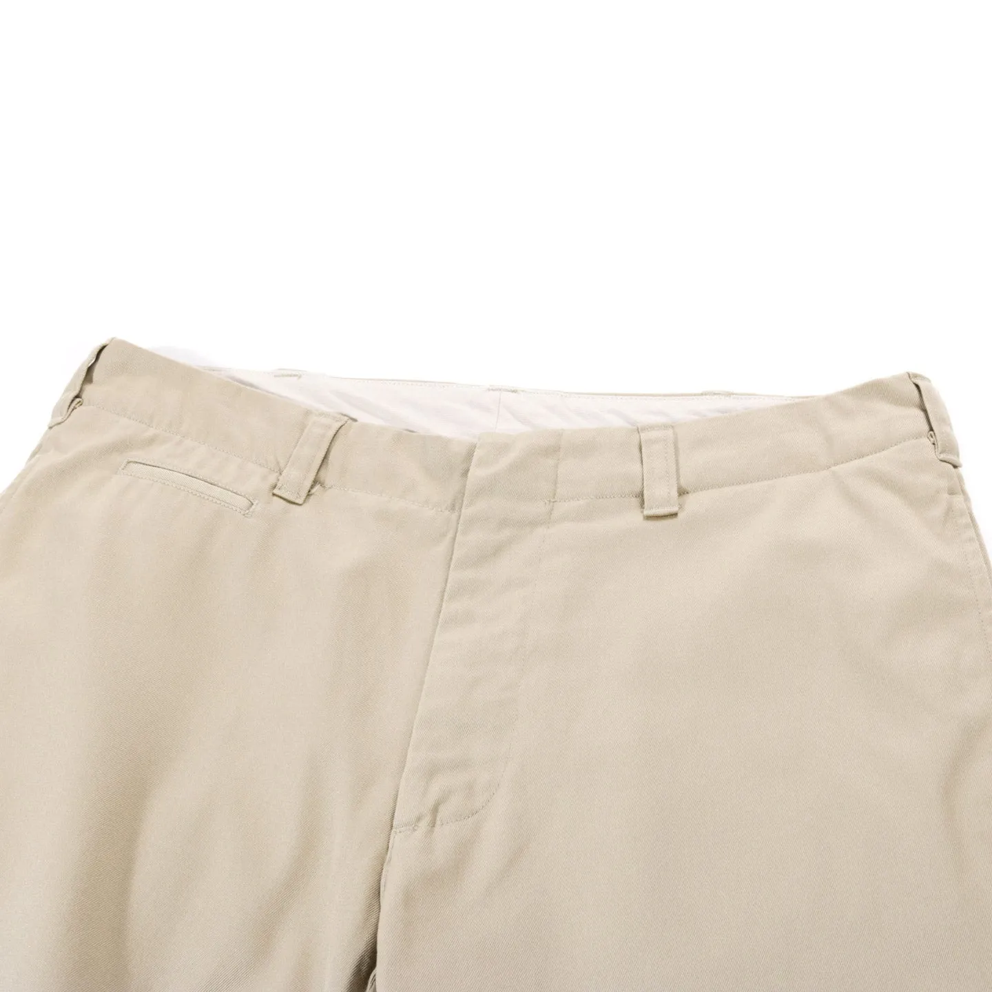 NANAMICA STRAIGHT CHINO PANTS KHAKI