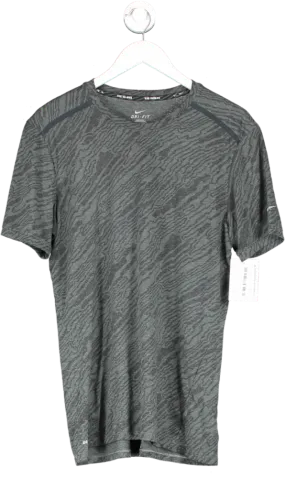 Nike Grey Dri Fit Running T Shirt UK M