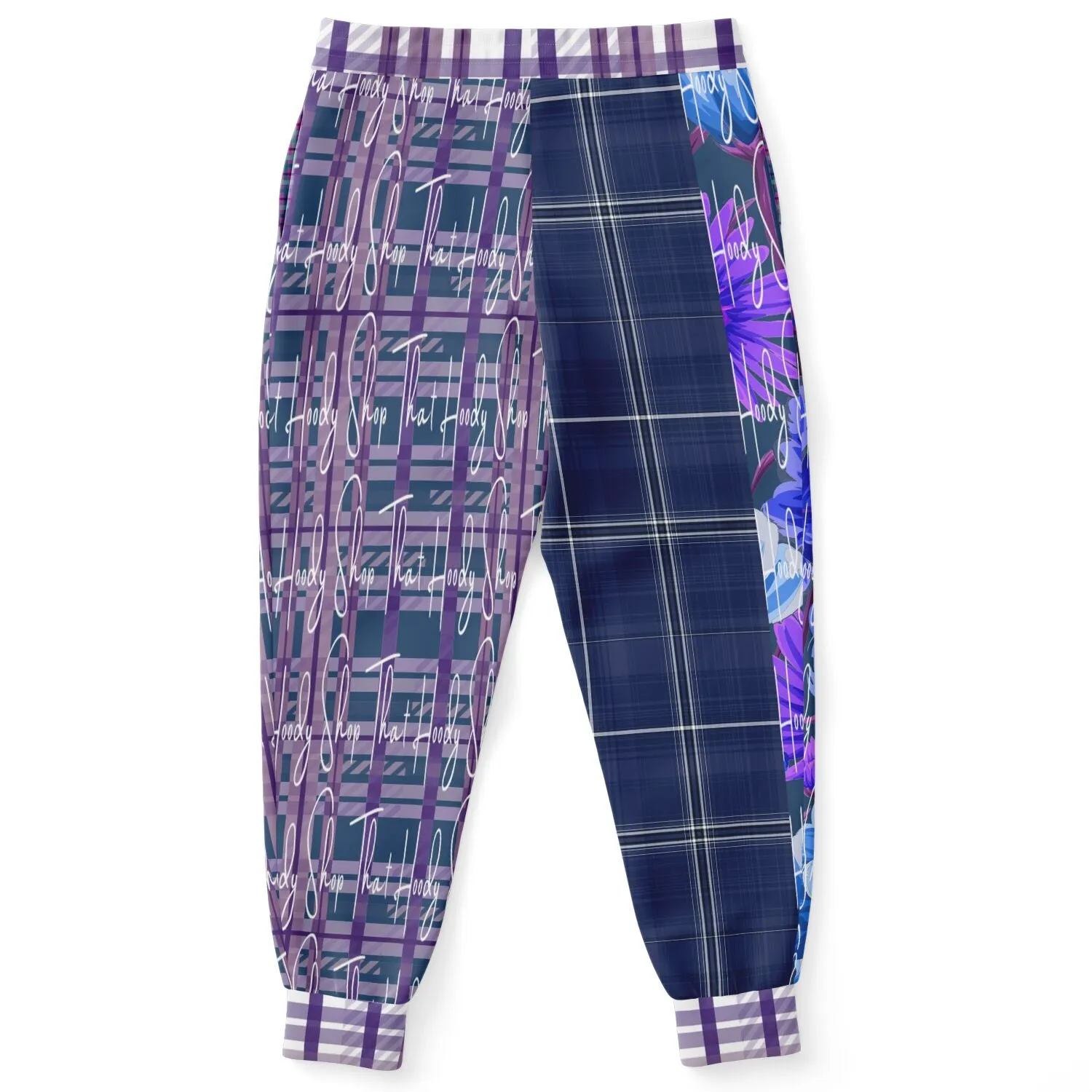 Norma Jean Purple Floral Fleece Joggers