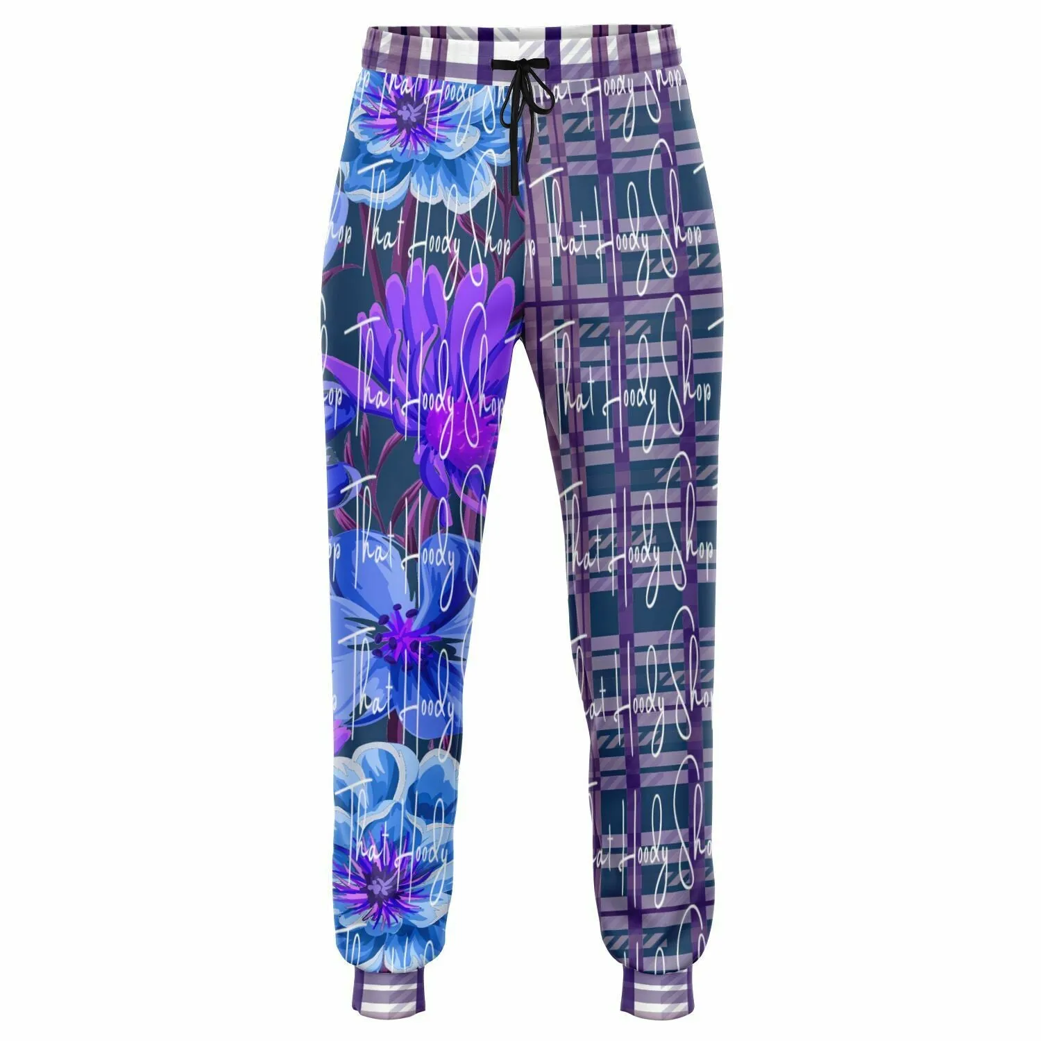 Norma Jean Purple Floral Fleece Joggers