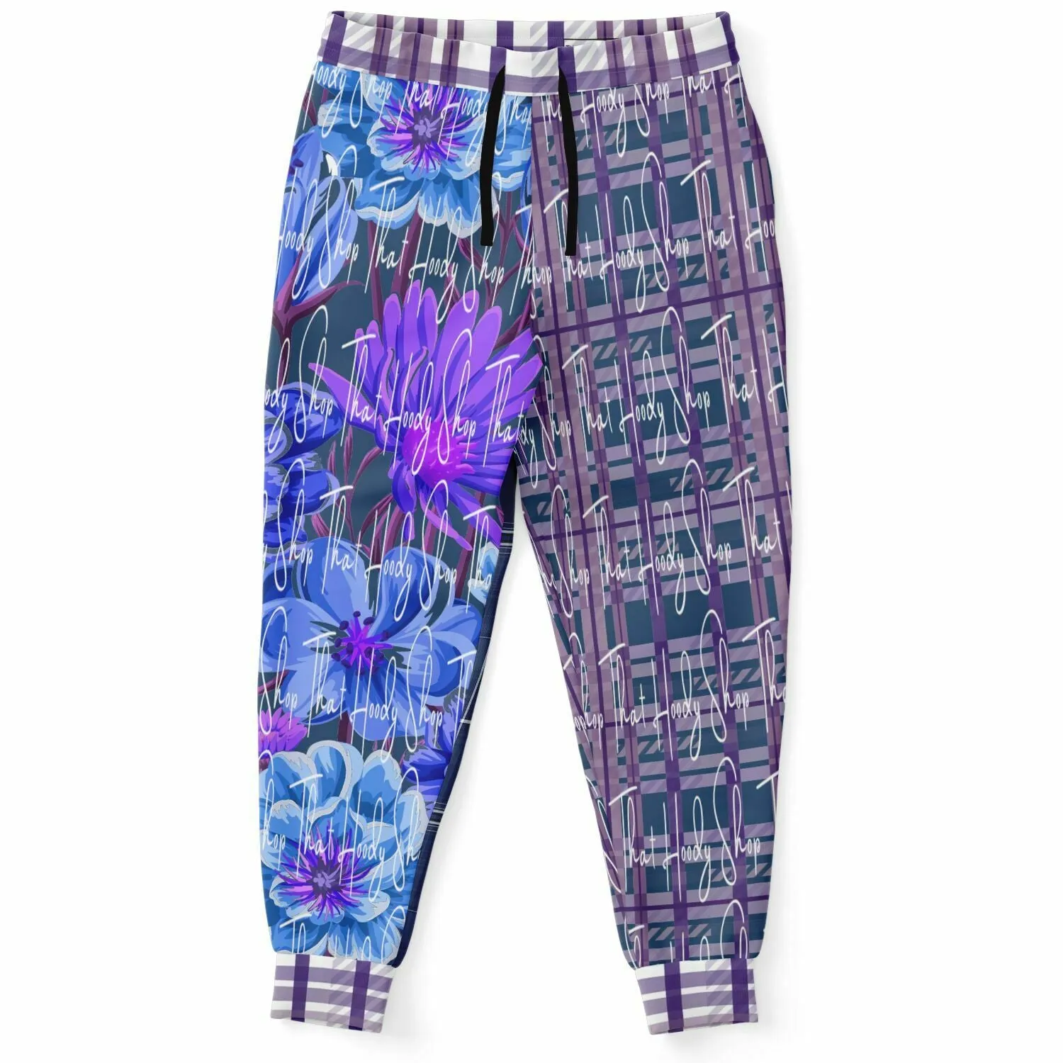 Norma Jean Purple Floral Fleece Joggers